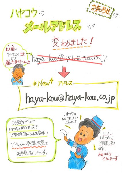 ﾒﾙｱﾄﾞ変更